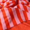 Frottee Streifen 305 g/m2 | Orange - Rose